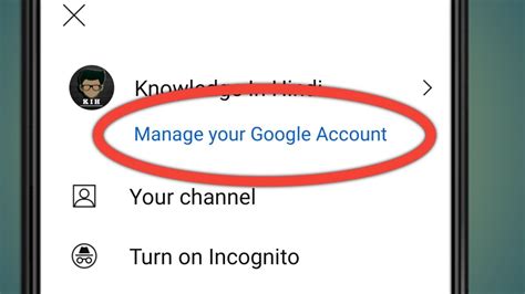 manage your google account|More.